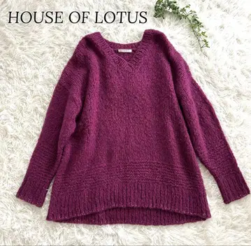 HOUSE OF LOTUS 모헤어울 로빙 니트 풀오버