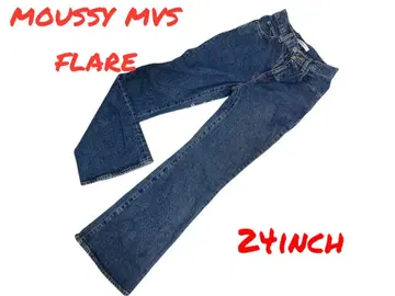 moussy 마우지 MVS SW FLARE 24인치 플레어 데님