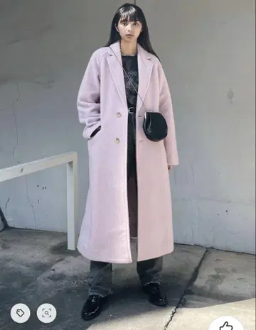 moussy 오버사이즈 체스터 코트