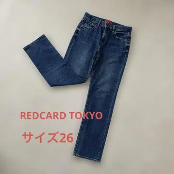 REDCARD TOKYO 레드카드 다크 블루 스트레이트 데님
