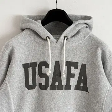 70s 단색 택 복각 챔피온 USAFA 리버스 위브 후드 맨투맨