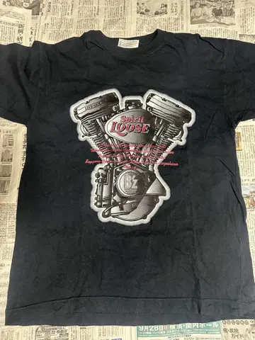 B'z LIVE GYM 티셔츠 Spirit LOOSE 90년대 구제 의류