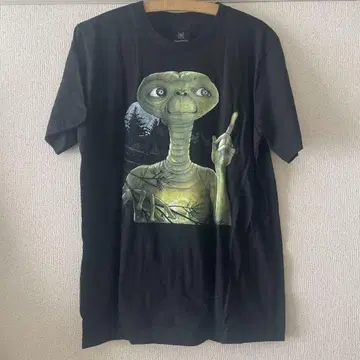 E.T. 캐릭터 T셔츠 블랙