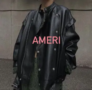 AMERI 노카라 라이더 자켓