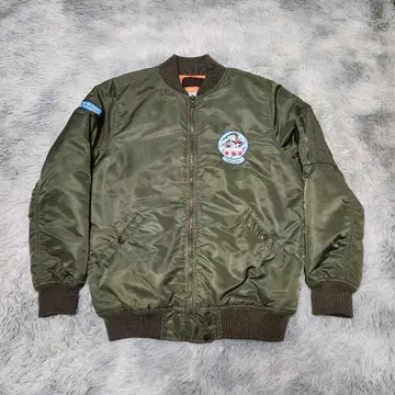 스누피 SUPER BEAGLE MA1 MA-1 플라이트 자켓 자수