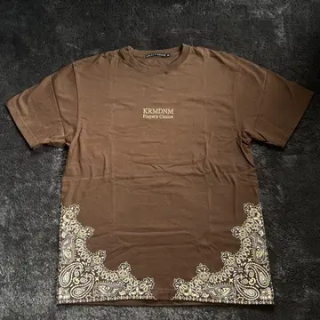 KRHYME DENIM / T셔츠 XL size / 페이즐리 패턴