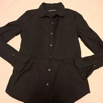5351 POUR LES FEMMS 블랙 셔츠 일본제