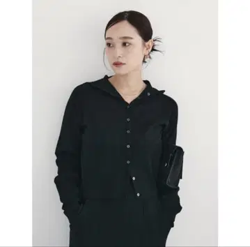 Hella*하이넥 니트 가디건*블랙
