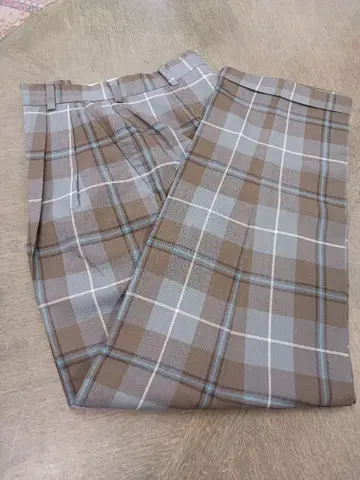 빈티지 브룩스브라더스 여성 앤티크 타탄 슬랙스 used 일본제