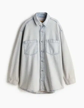 H&M 페더 소프트 데님 셔츠