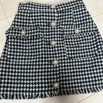 하운드투스 패턴 타이트 스커트 시부야 109 원스포