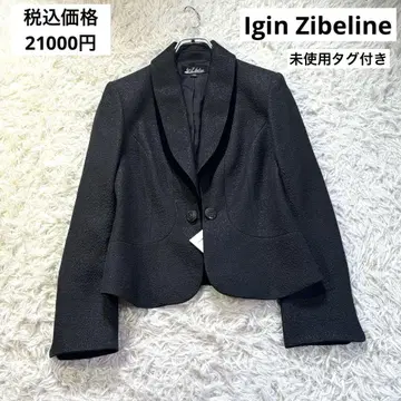 새상품 Zibeline 도쿄 이긴 실크 혼방 테일러드 자켓 블랙 11