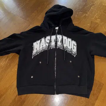 NASTYDOG 블랙 후드티