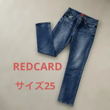 RED CARD 스트레이트 데님 블루