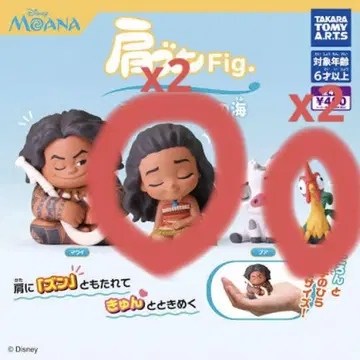 어깨 쿵 Fig. 모아나와 전설의 바다 모아나 헤이헤이 각 2개씩