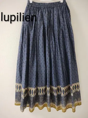 lupilien 루필리안 인도 면 플레어 스커트 롱 기장