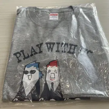2BRO. PLAY WITH US 롱T 그레이 S 사이즈