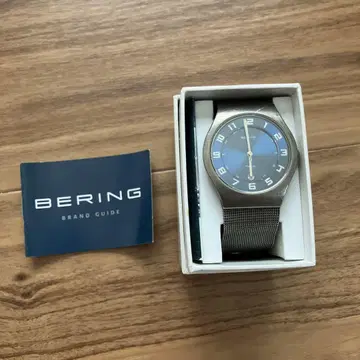 BERING 아날로그 쿼츠 손목시계 블루