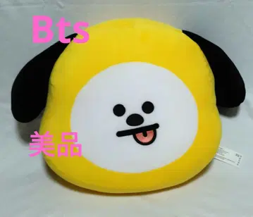 BTS 캐릭터 쿠션 BT21 CHIMMY 스마일 쿠션 새상품급