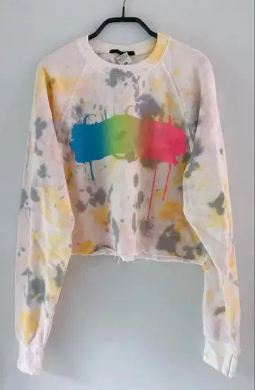 미사용품 COQULE 블랙스 맨투맨