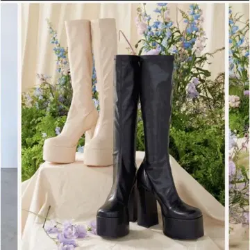 23SS 스트레치 가죽 롱 부츠 darich