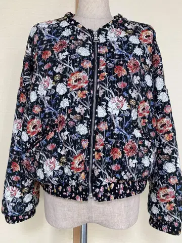 ZARA 자라 꽃무늬 봄버 자켓 숏 기장