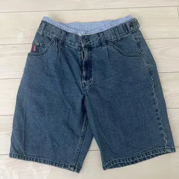9090 데님 하프 팬츠 XL