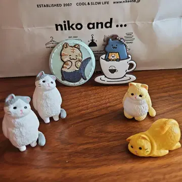 고양이 캐릭터 수집 세트