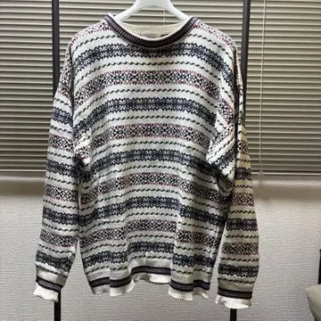 80sCAPE ISLE KNITTERS 니트 남성용 XL 구제 의류