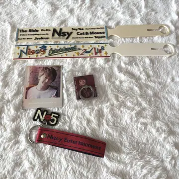 Nissy 니시지마 타카히로 AAA 러기지 택 스마트폰 링 키링