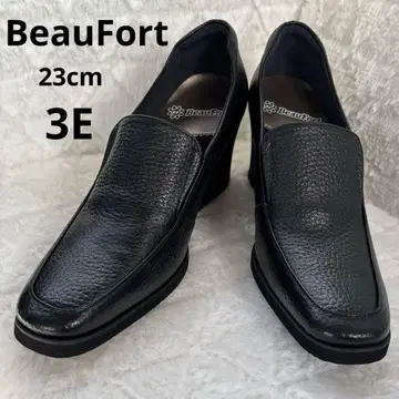 [ 미사용 ] 뷰포트 웨지솔 슬립온 주름 가죽 BeauFort