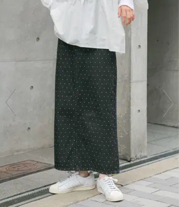 *URBAN RESEARCH 데님 도트 스커트*