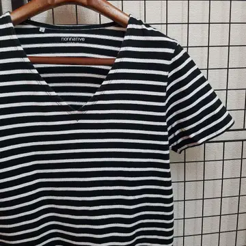 일본제 nonnaitive Basque shirt with stripes