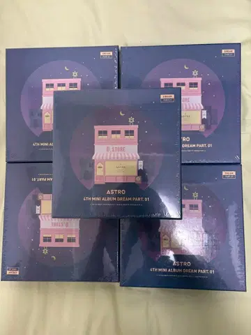 ASTRO 4TH MINI ALBUM DREAM PART.01 5장 세트