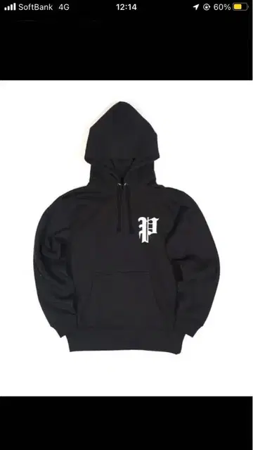 phatrnk P 로고 후드티 4 L