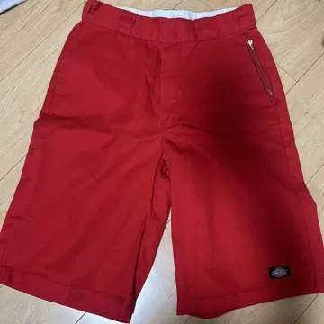 Dickies 하프 팬츠 빨간색 30