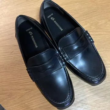MOONSTAR 블랙 로퍼 24.0cm