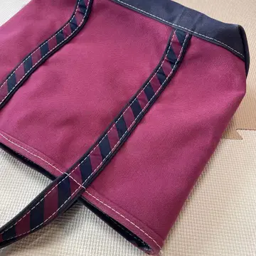 L.L.Bean BOAT AND TOTE 캔버스 토트백 보라색