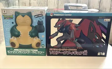 포켓몬 카비곤 저금통 조로아크 피규어 세트 피카츄