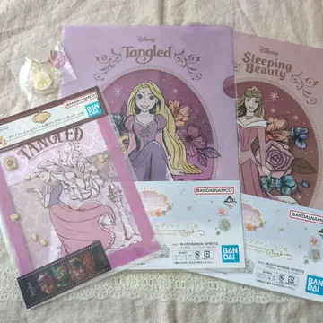 Disney 프린세스 복권 라푼젤 오로라 공주 클리어 파일 참