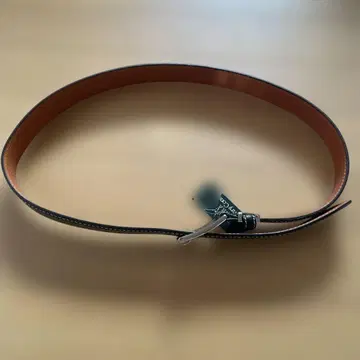 택 포함 Henry Cotton's 블랙 가죽 벨트