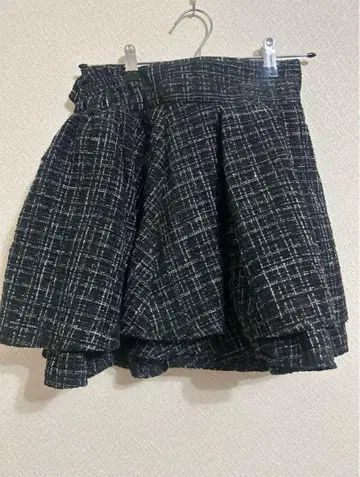 INGNI 트위드 스커트 미셸 마카롱풍