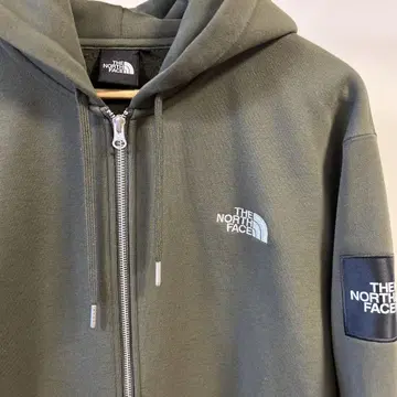 THE NORTH FACE 스퀘어 로고 후드티 올리브 NT62232