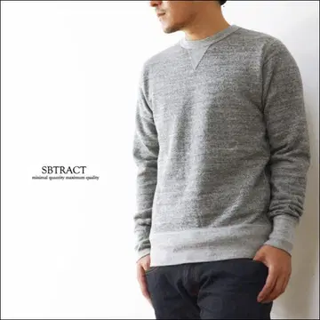 SBTRACT 그레이 맨투맨 트레이닝복 사이즈 3
