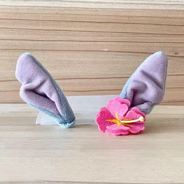 [ 새상품급 ] 단종품*디즈니 스티치 귀 패치 헤어핀 헤어 액세서리