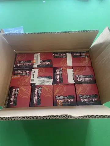 원피스 카드 게임 계승되는 의지 BOX 테이프 부착