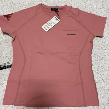 DSQUARED2 핑크 반팔 티셔츠 450