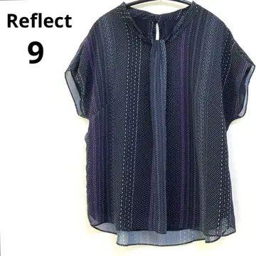 Reflect 워셔블 요루우 도트 무늬 블라우스 24SS 9호