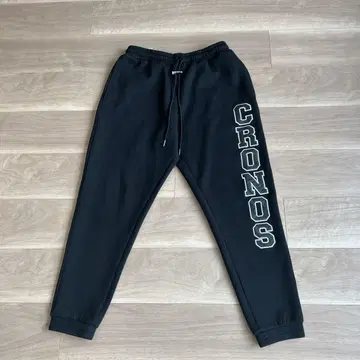 CRONOS 블랙 조거 팬츠 M 사이즈
