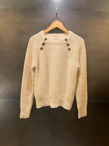 SCOTCH & SODA 버튼 니트 스웨터 S 크림
